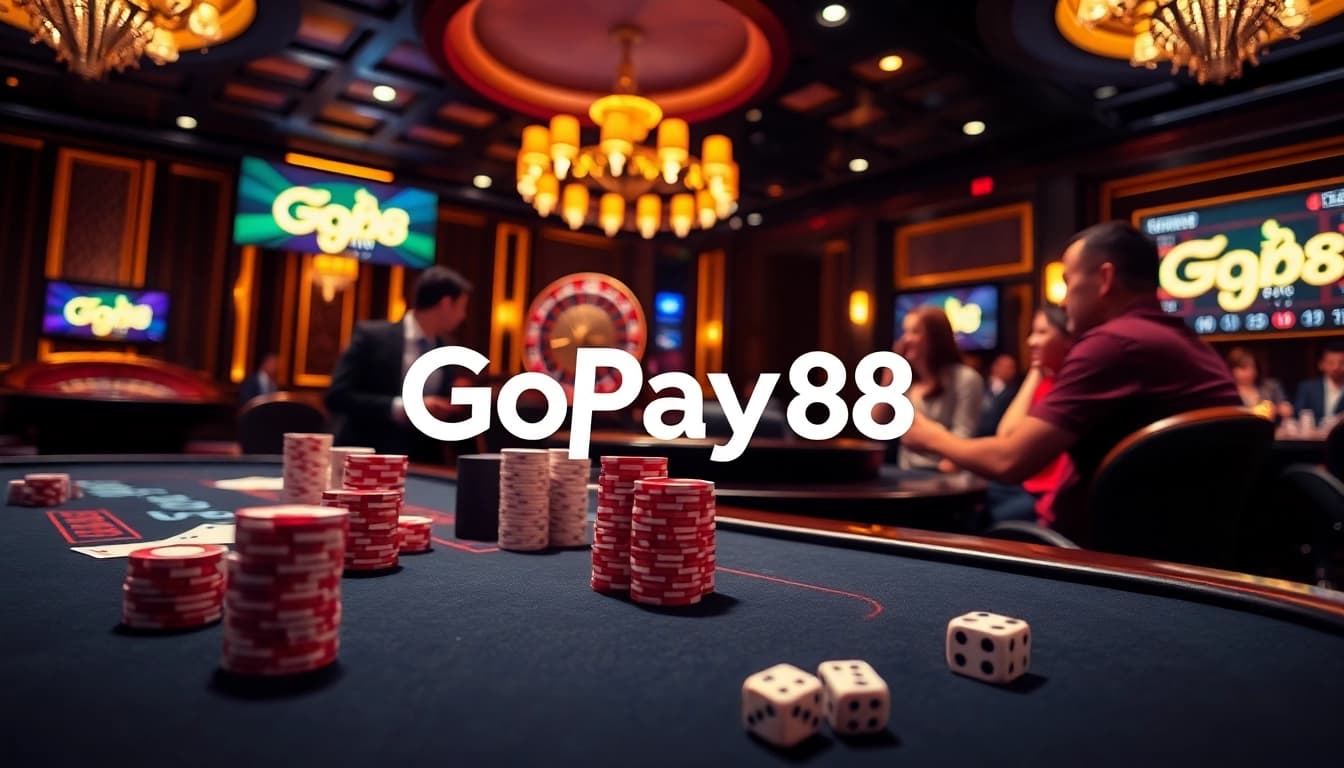 Experience the excitement at Gopay88 Daftar with players enjoying high-stakes casino games.