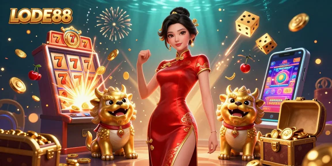 Win big with LODE88 as you enjoy an exciting slot machine jackpot experience.