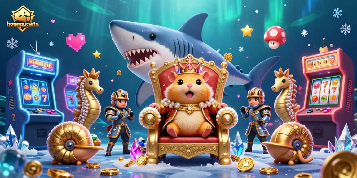 Jelajahi homepursuits dengan raja hamster emas yang memimpin permainan slot menarik di lautan yang memukau.