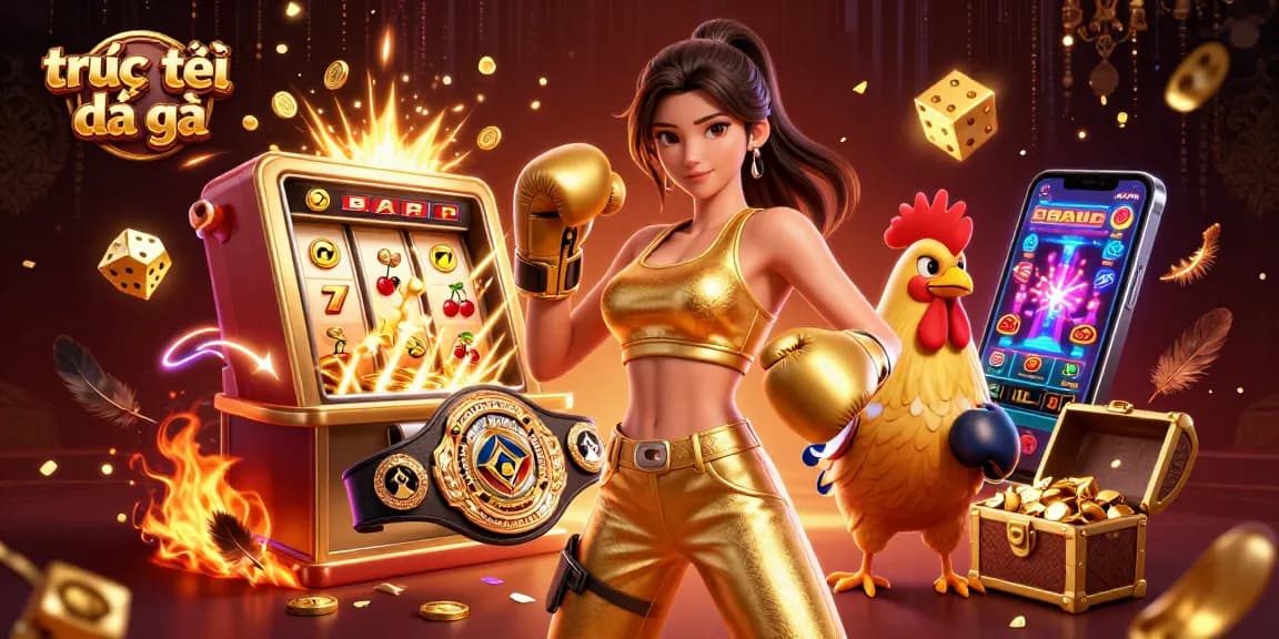 Experience the excitement of trực tiếp đá gà in an energetic boxing arena with dynamic visuals and stunning graphics.