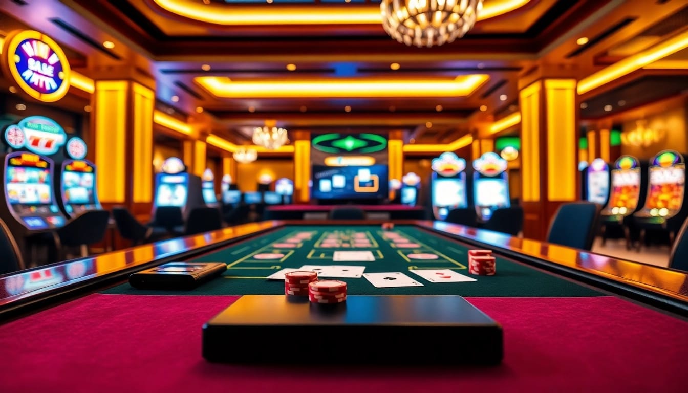 Experience sbobet login indonesia in an elegant online casino interface filled with vibrant betting elements.