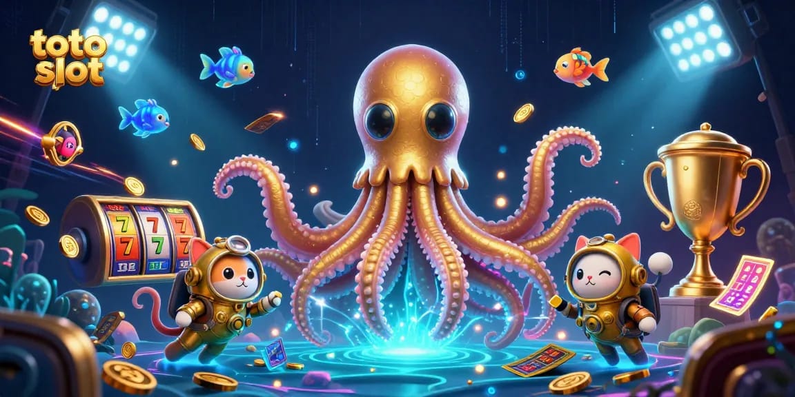 Play toto slot and win with excitement as the colossal kraken emerges from the ocean!