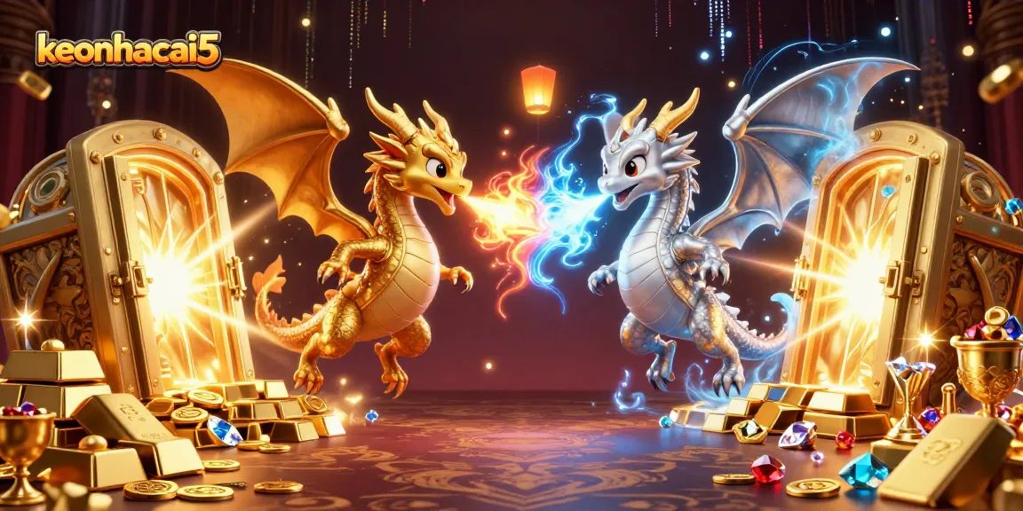Experience thrilling games with keonhacai5 amidst golden treasures and legendary dragons.