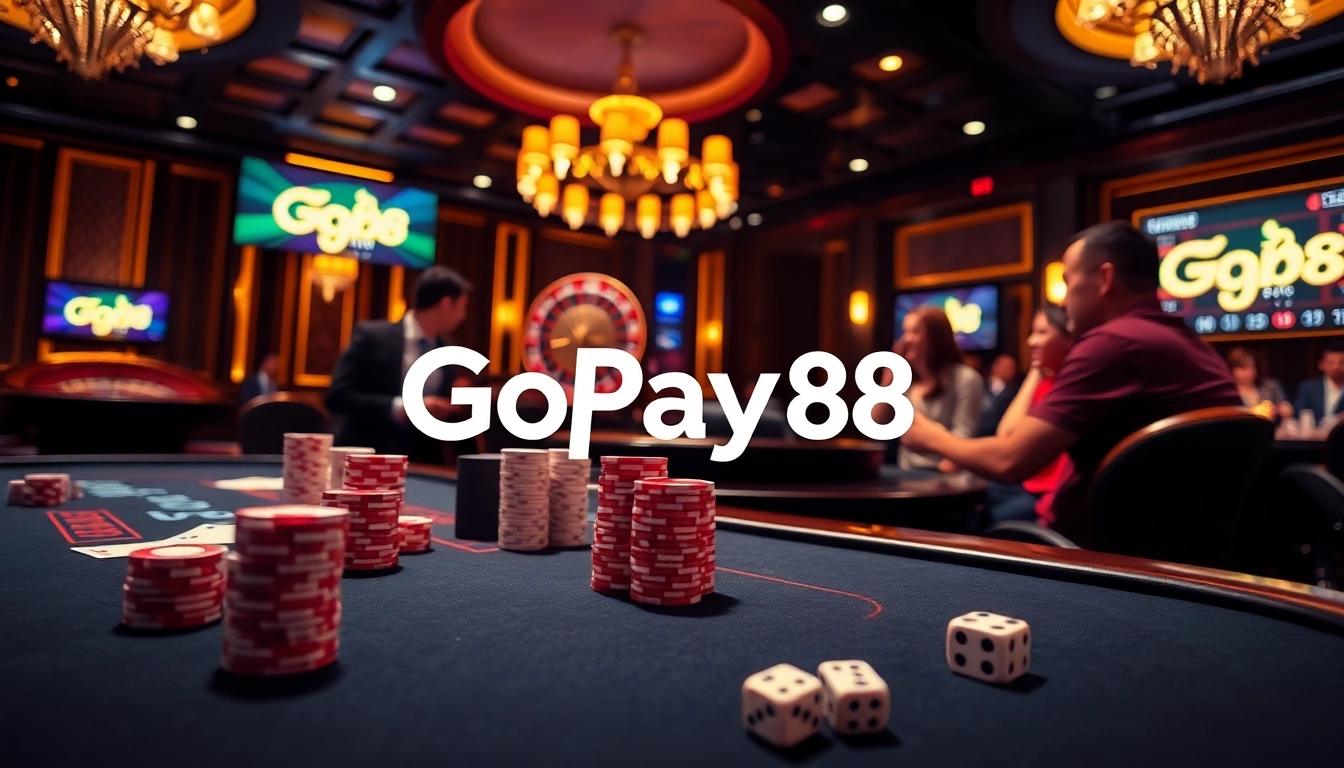 Experience the excitement at Gopay88 Daftar with players enjoying high-stakes casino games.