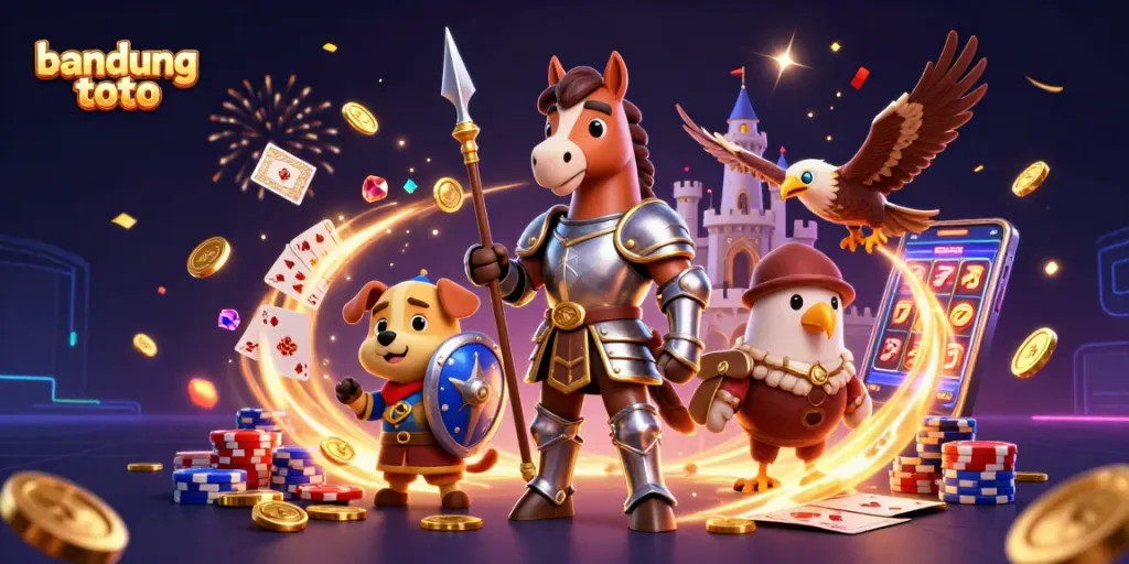 Engage with bandung toto's thrilling gaming scene featuring lavish casino elements.