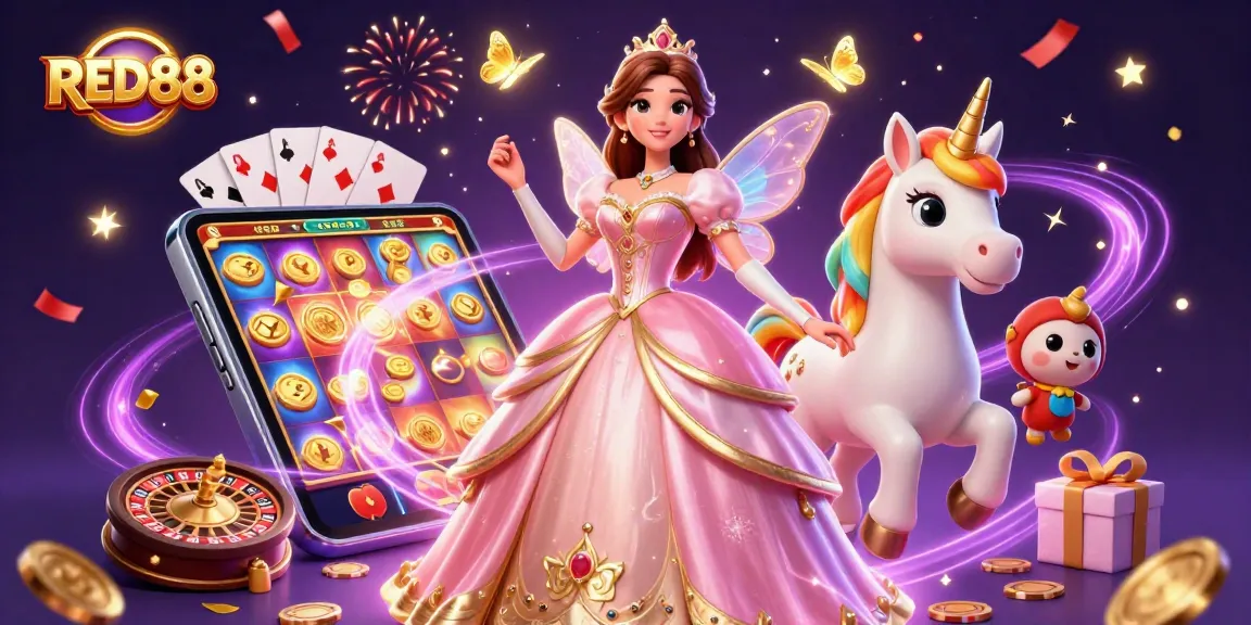 Engage with RED88’s dynamic slot gaming atmosphere, featuring vibrant characters and exciting game elements.