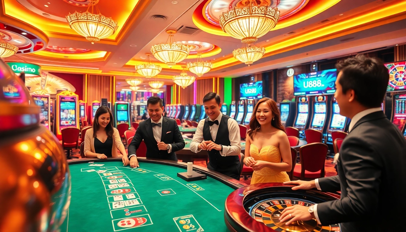 Experience the thrill of high-stakes gaming at u888 com, featuring luxurious tables and exciting gameplay.