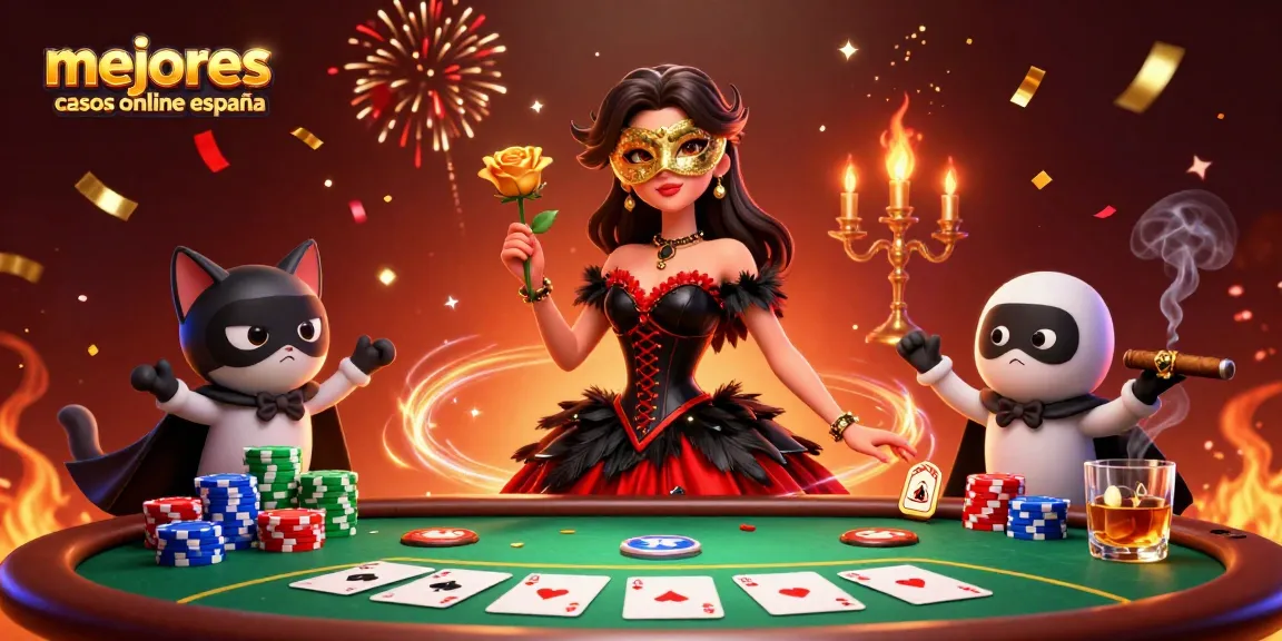 Experience the thrill of mejores casinos online españa with this vibrant casino-themed illustration.