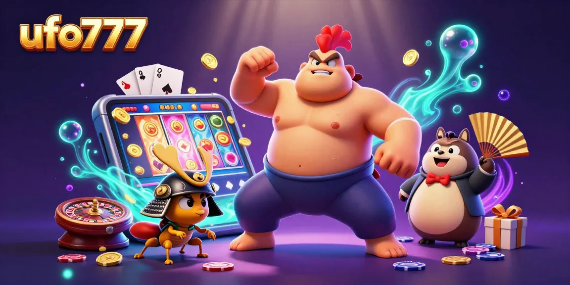 Engage in thrilling gameplay with ufo777 as sumo and samurai characters unleash exciting casino action.