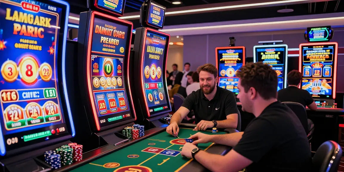Exciting scene at a credit card casino highlighting players enjoying games on https://concordeatfilton.org.uk/ with vibrant promotions.