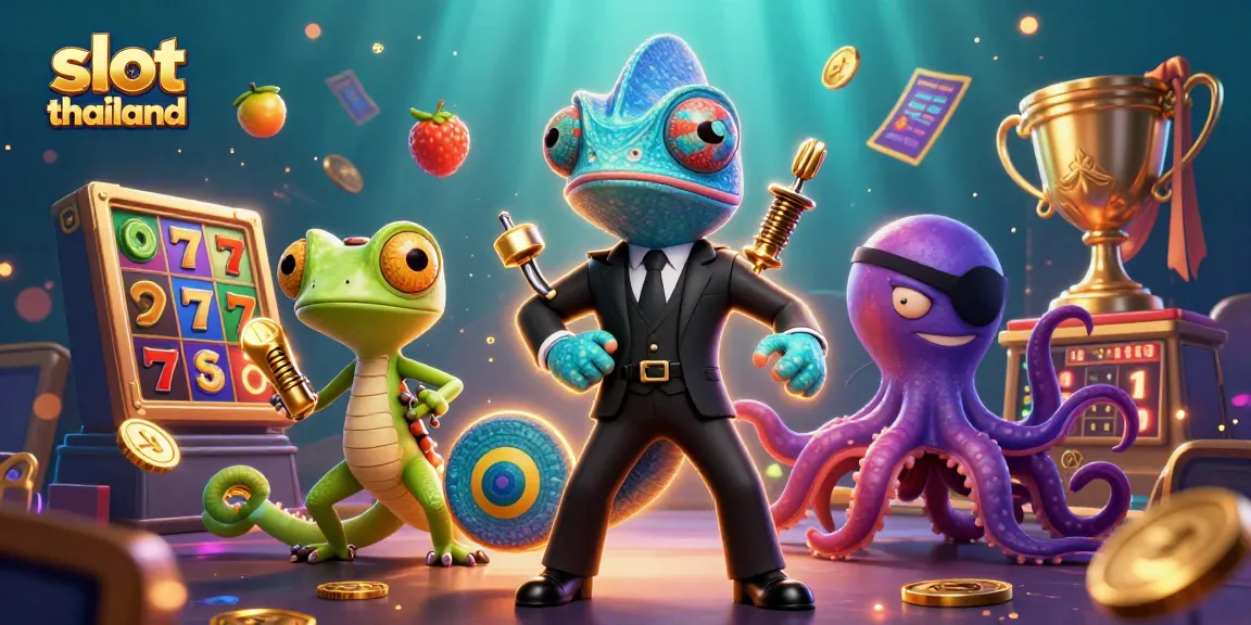 Menang besar dengan slot thailand dan simbol bertema jackpot yang menghiasi permainan.