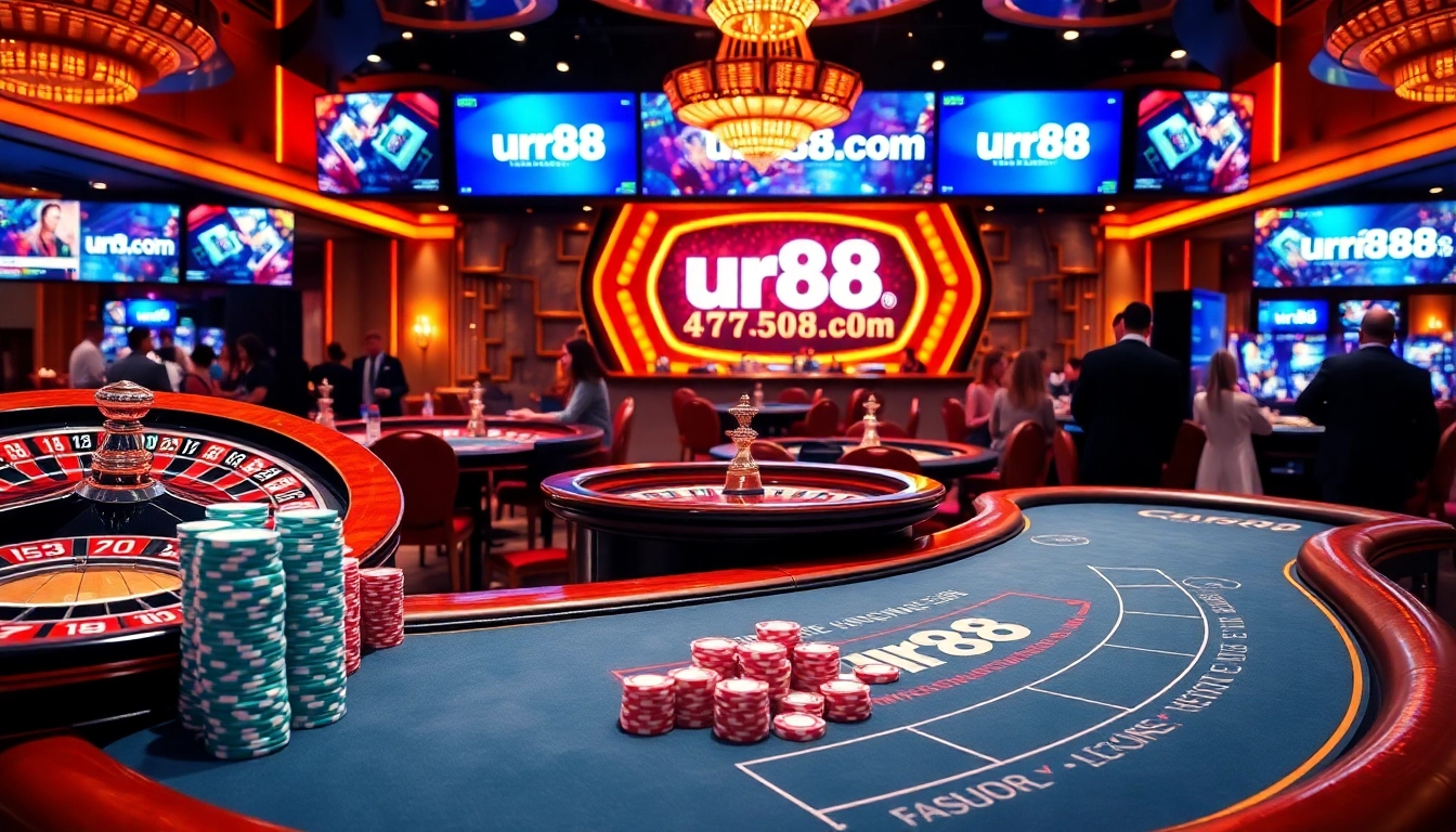 Experience thrilling casino action at urr88.com with live tables and vibrant games.