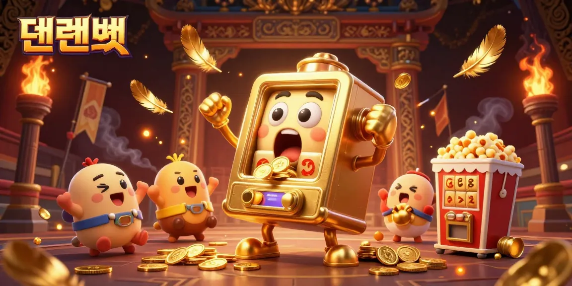 Experience intense jackpot excitement at 텐텐벳 as golden slot machines celebrate wins with dynamic coin displays.