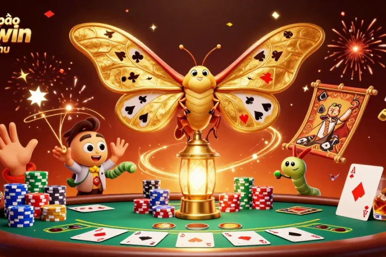Discover the vibrant casino ambiance with Link vào Sunwin chính thức in a dynamic 3D illustration.