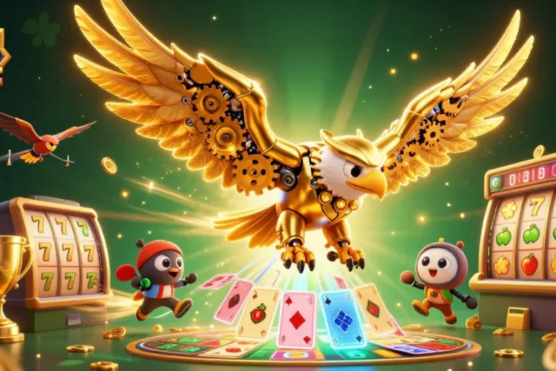 Experience thrilling action with z8 slot surrounded by dynamic slot reels and animated characters.